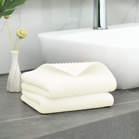 Prosop de baie, 100% bumbac , 50x100 cm, alb [0]