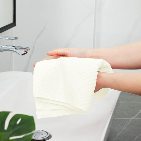 Prosop de baie, 100% bumbac , 50x100 cm, alb [1]