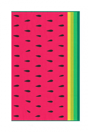 Prosoape si rogojini - Prosop de plaja, bumbac, imprimeu pepene, 150x75 cm