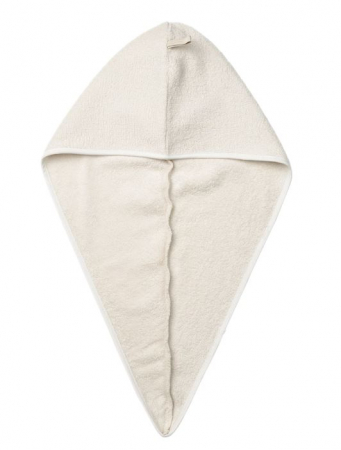 Prosop pentru uscat parul, bumbac si poliester, 72x27 cm, bej [2]