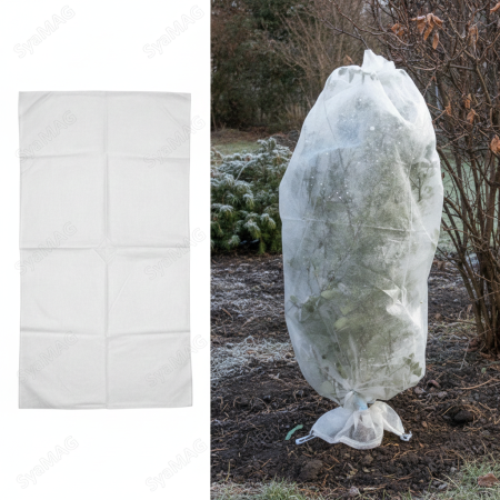 Gradina - Protectie plante antiinghet, husa reutilizabila, polipropilena, 130x160 cm, 30 g/m², reduce pierderea de caldura, limiteaza efectul vantului, permite patrunderea luminii pentru fotosinteza