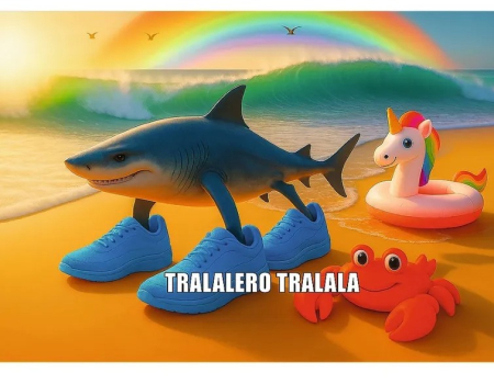 Toate produsele - Puzzle Brainrots Tralalero Tralala, 200 piese, 48x34 cm, 7 ani +