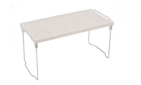 Bucatarie si servire - Raft pliabil din plastic pentru vesela, 30x14x15.5 cm