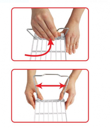 Raft pliabil din plastic pentru vesela, 30x14x15.5 cm [2]