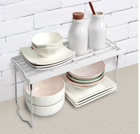 Bucatarie si servire - Raft pliabil cu picioare metalice, 37.5x23.5x18 cm