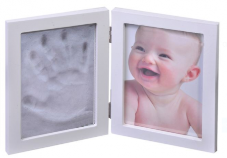 Decoratiuni - Rama foto - KIT Amprenta copii, SyaMAG®, 11.4 x 16.4 cm