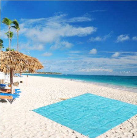 Articole de vara - Rogojina plaja, pliabila, indeparteaza nisipul, 150x150 cm