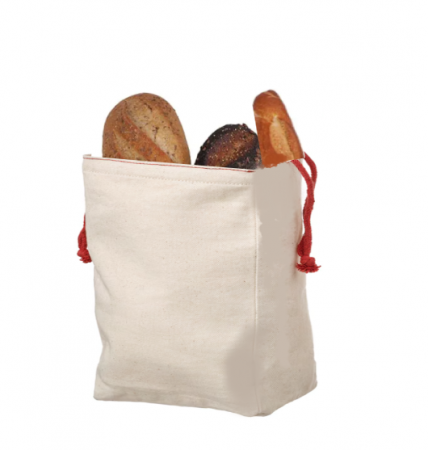 Saculet din bumbac, pentru paine, legume si seminte, 3.3 Litri [4]