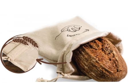 Bucatarie si servire - Saculet pentru paine sau biscuiti, din bumbac, 32x31 cm