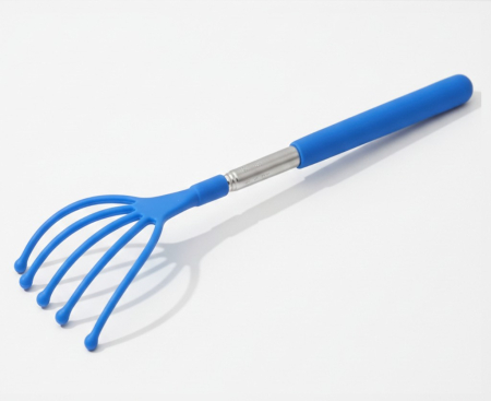 Ingrijire personala - Scarpinator pentru spate, extensibil, albastru, 25-62 cm