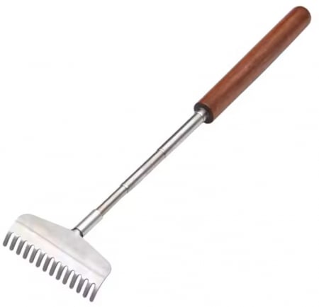 Scarpinator pentru spate, extensibil, maro [2]