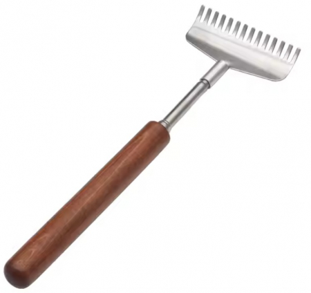 Ingrijire personala - Scarpinator pentru spate, extensibil, maro