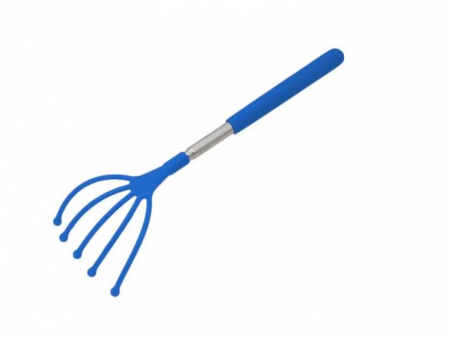 Ingrijire personala - Scarpinator pentru spate, extensibil, albastru, 25-62 cm