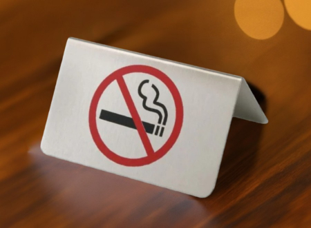 Semn metalic Fumatul Interzis, 8x5 cm [2]