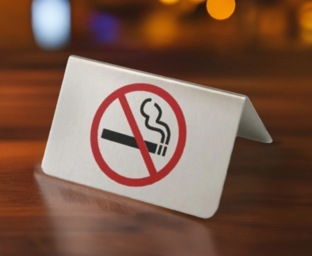 Semn metalic Fumatul Interzis, 8x5 cm [0]