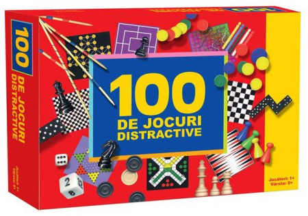 Jocuri si jucarii interactive - Set 100 jocuri inteligente, distractive, strategice, 5 ani +