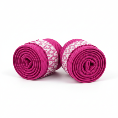 Set 2 benzi elastice, mentin fix prosopul pe sezlong, 100x5 cm, fucsia [1]