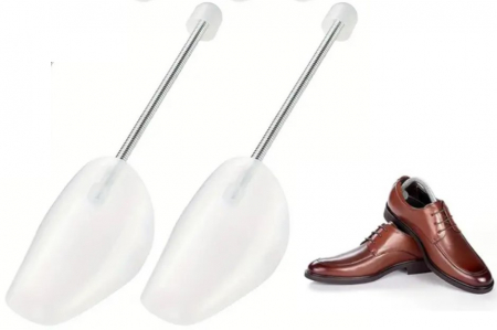 Intretinere textile - Set 2 calapozi pantofi, mentinere forma incaltaminte, cu arc flexibil, marime universala