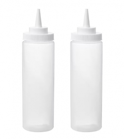 Set 2 dozatoare universale, plastic, transparent, 330 ml [2]