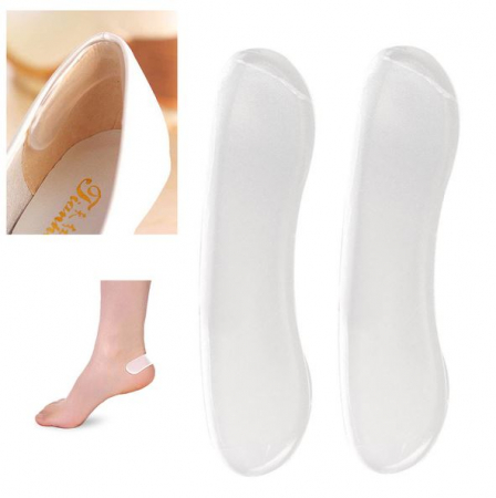 Sport & Timp liber - Set 2 talonete/pernite de calcai, din silicon, 10x2.5 cm