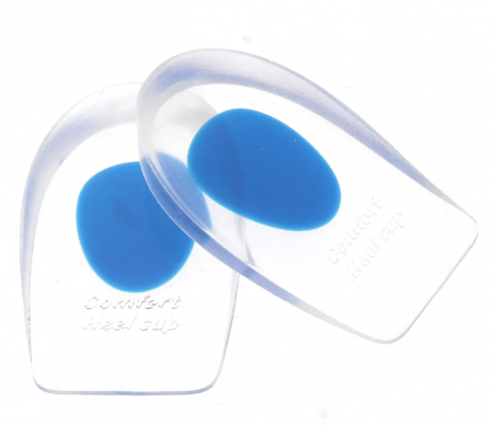Set 2 talonete cu gel pentru calcai, din silicon, albastru, 11x7 cm [1]