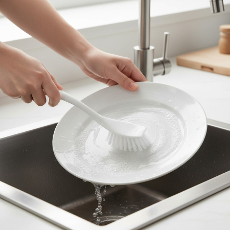 Set 3 perii de vase, albe, 25 cm [1]