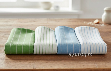 Set 4 buc prosop de bucatarie, 100% bumbac, multicolor, 60x45 cm [1]