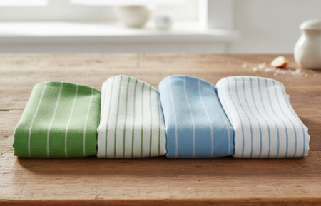 Bucatarie si servire - Set 4 buc prosop de bucatarie, 100% bumbac, multicolor, 60x45 cm