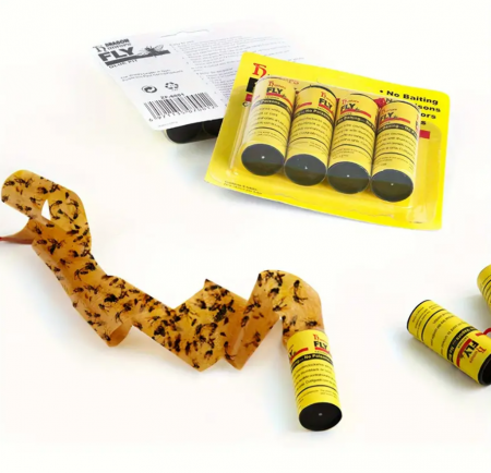 Gradina - Set 4 capcane lipicioare pentru muste