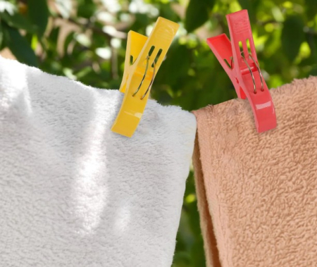 Prosoape si rogojini - Set 4 carlige mari de rufe sau pentru fixarea prosoapelor de plaja, 12 cm