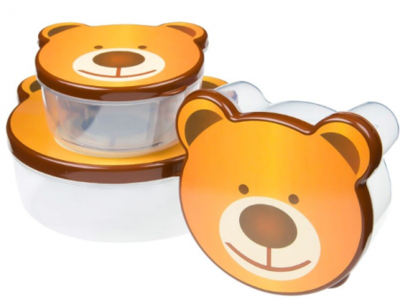 Set 4 caserole pentru alimente, model ursulet [2]