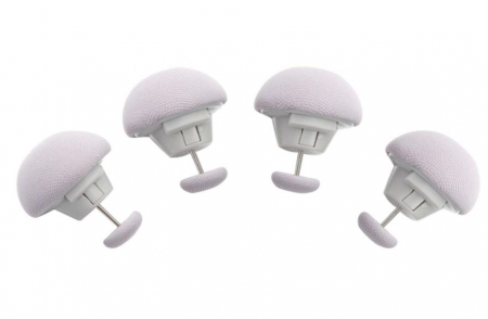Intretinere textile - Set 4 cleme fixare pilota, gri