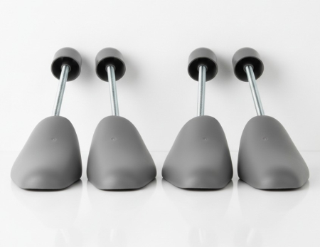 Promotii - Set 4 san pantofi, mentinere forma incaltaminte, 30x7.5 cm, gri, cu arc flexibil