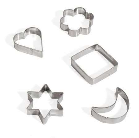 Bucatarie si servire - Set 5 forme prajituri, metal