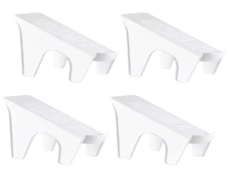 Toate produsele - Set 4 buc oganizator incaltaminte, practic, alb, 25x10x14 cm