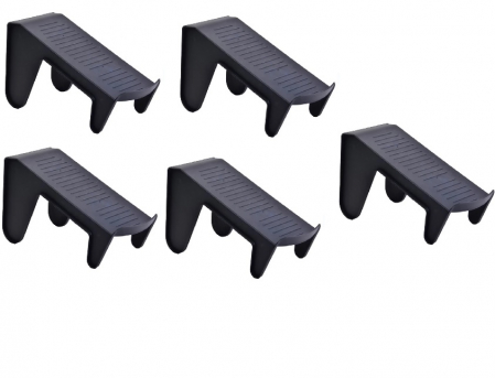 Huse si cutii depozitare - Set 5 organizatoare incaltaminte din plastic, SG , 25x10x14 cm , negru