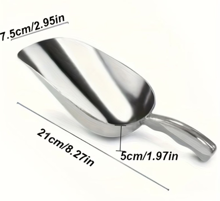 Set 5 scafe din aluminiu, 21x7.5x5 cm, accesoriu Horeca, pentru baruri, restaurante, cafenele, terase, hoteluri sau evenimente [1]