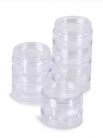 Set 6 buc cutii organizatoare, transparente, 4x2 cm [1]