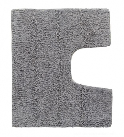Set covorase de baie din bumbac, gri, 80x50 cm / 50x40 cm [1]