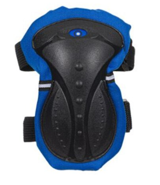 Set de protectie, pentru copii, coate-genunchi, negru/albastru, 6 piese [3]