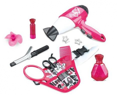 Jocuri si jucarii interactive - Set joaca pentru fetite, salon coafura cu accesorii