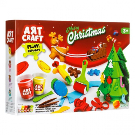 Toate produsele - Set plastilina Brad de Craciun