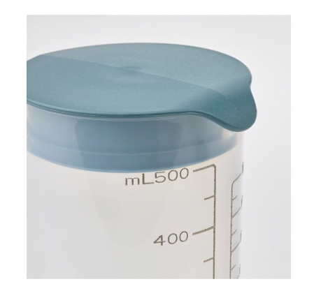 Shaker gradat cu capac,  din plastic, 500 ml, 15x9 cm [2]
