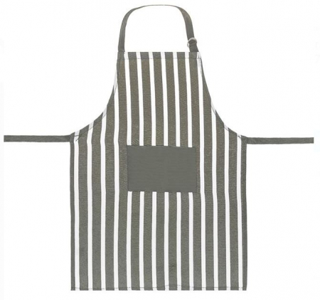 Bucatarie si servire - Sort de bucatarie, gri dungat, 75x55 cm