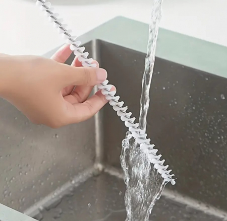 Perie metalica pentru curatarea sifoanelor de scurgere sau a tevilor, 50 cm [2]