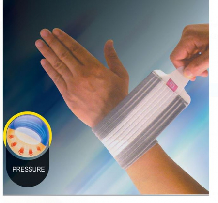 Suport elastic pentru incheietura mainii, gri, ajustabil [1]