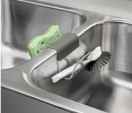 Bucatarie si servire - Suport bureti pentru chiuveta dubla