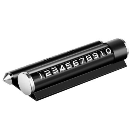 Promotii - Suport numar de telefon pentru parcare, multifunctional, negru