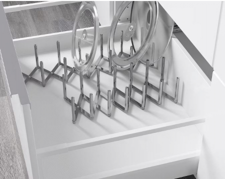 Suport pentru capace, tocatoare bucatarie reglabil din inox [2]