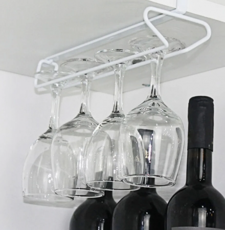 Suport suspendat pentru pahare vin, 25x3x5 cm [2]